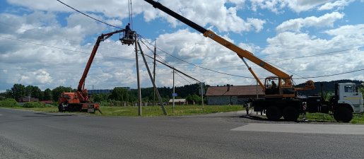 Монтаж опор и линий электропередач. Услуги спецтехники стоимость услуг и где заказать - Ахтубинск