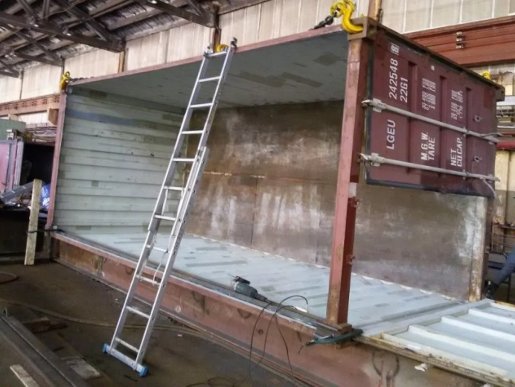Ремонт сухогрузных и рефрижераторных контейнеров стоимость ремонта и где отремонтировать - Астрахань