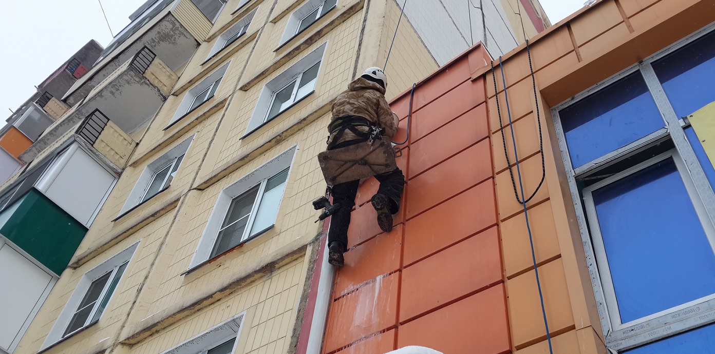 Услуги промышленных альпинистов для высотных работ в Астраханской области