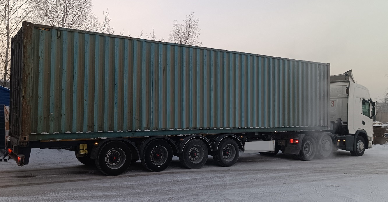 Контейнеровоз для перевозки контейнеров 20 и 40 футов в Черном Яре